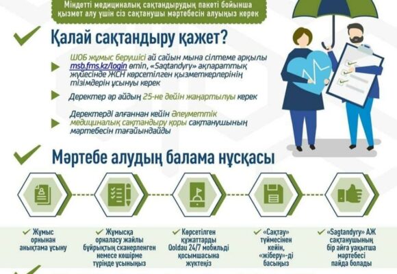 Шағын және орта бизнеске бір реттік уақытша мәртебе беру алгоритмі