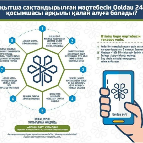 (Русский) Qoldau 24/7 арқылы уақытша сақтандыру мәртебесін қалай болады?