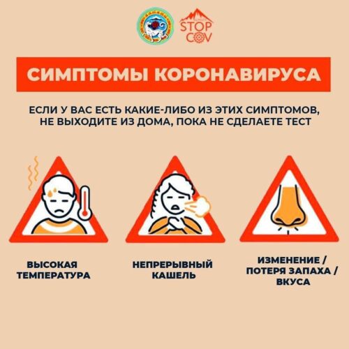 (Русский) ❗️Помните об основных симптомах коронавируса